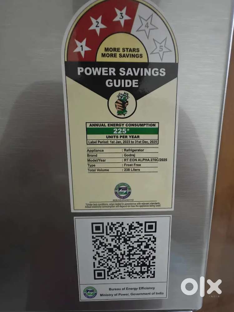 Godrej Refrigerator and Samsung Washing Machine