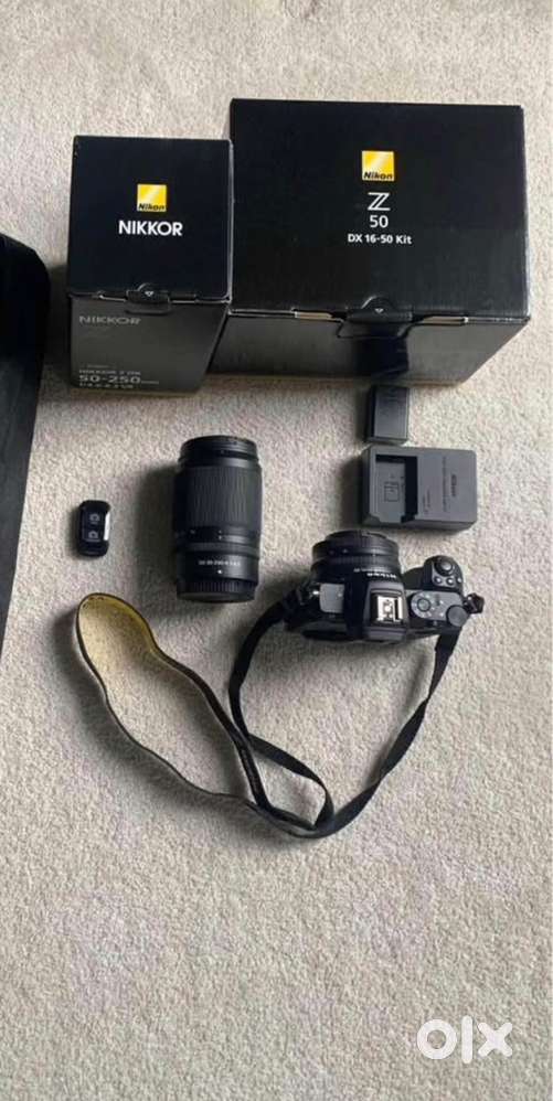 Nikon z50 with 2 lenses