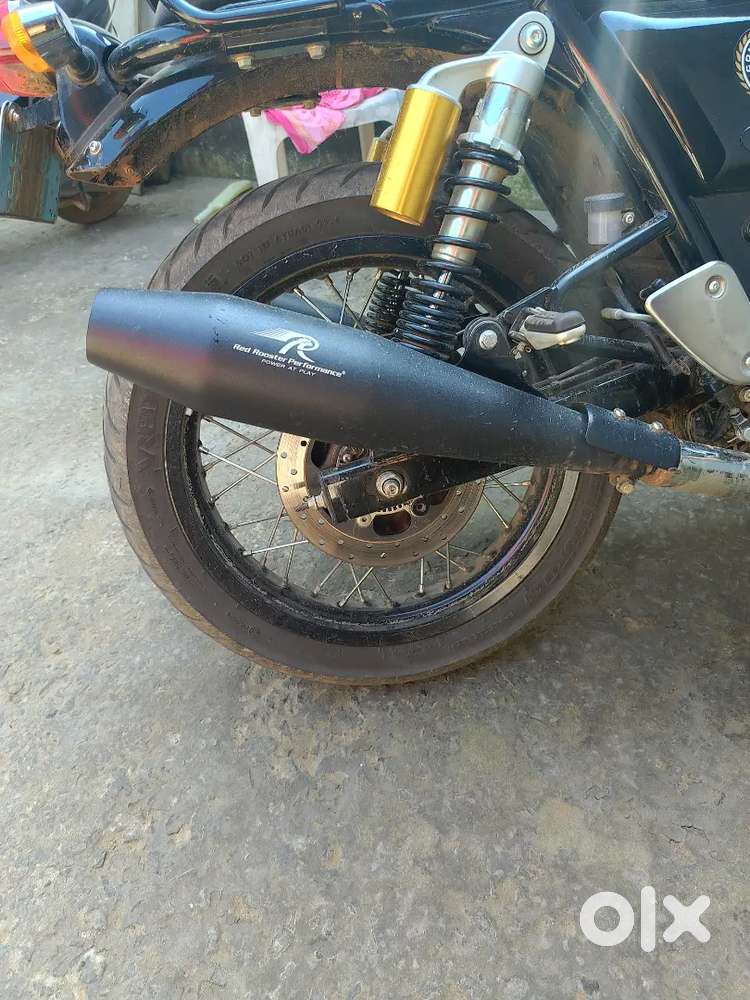 Gt 650 bike exhaust red rooster