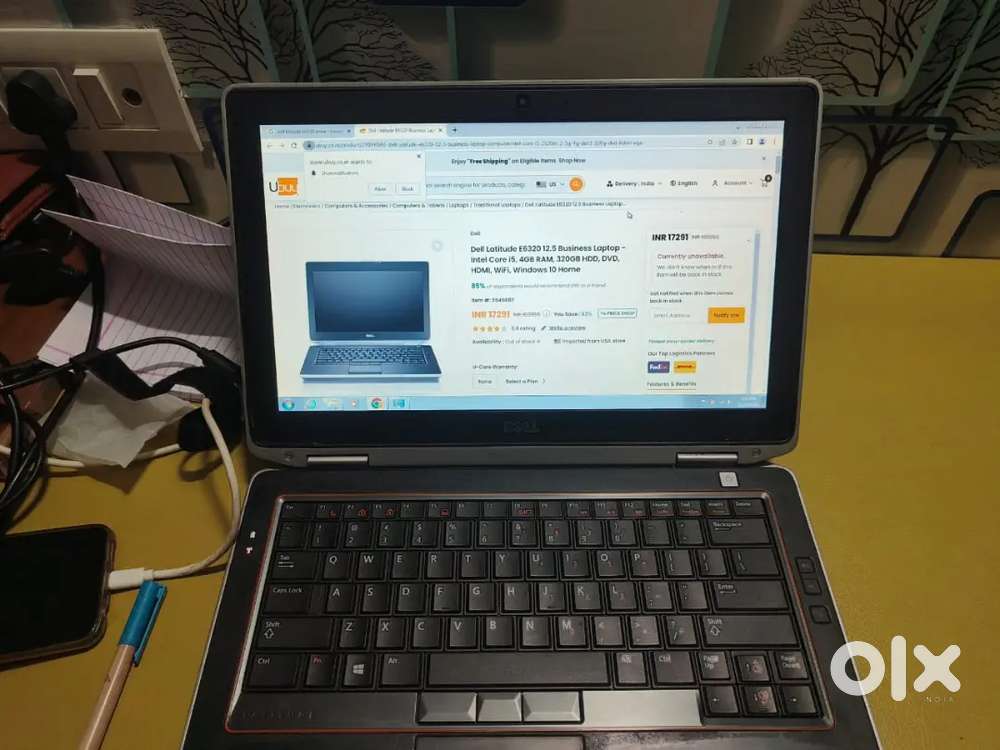 Dell Laptop and HP COLOUR Printer with scanner and zerox