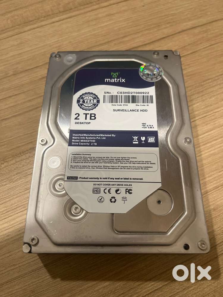 2TB MATRIX SURVEILLANCE HDD