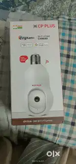 Cp plus bulp holder wifi cam new one not used