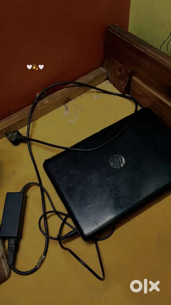 Hp laptop black coloured