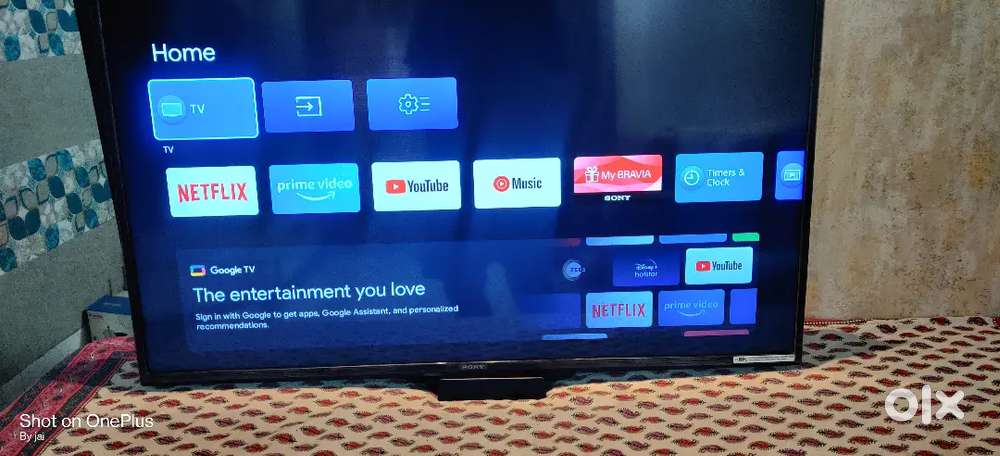 Sony Bravia Smart Google 4K HDR TV(43 inch )
