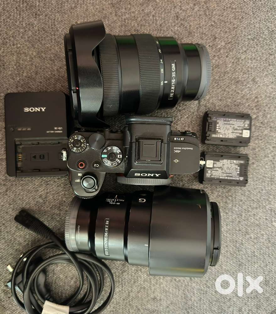 Sony A7S3 Body with sony 16-35mm f2.8lens and sony 90mm f2.8 macro len