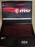 MSI GF63 i5 9th Gen neat laptop light used SSD