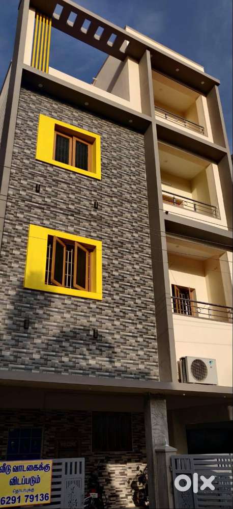 Spacious 2 BHK, 2nd  floor. Pleasant House, good ventilation.