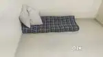 3 inch mattress and 2 pillow in good condition
