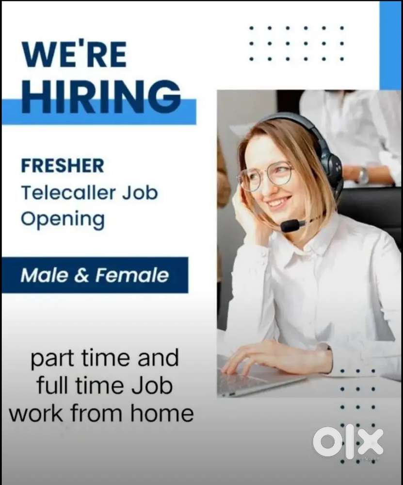 People required for telecalling part time or full time.