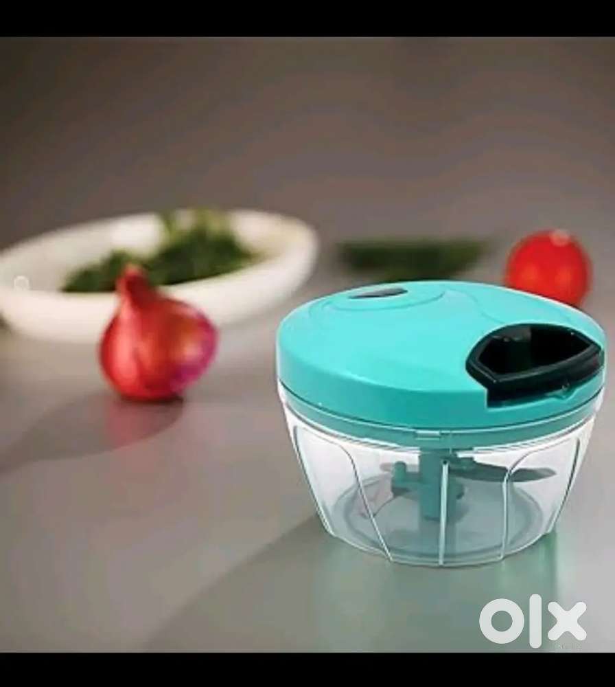 Vegetable chopper for onion, garlic with stainless steel blades