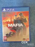 Mafia 1 Definitive Edition PS4 game CD. Playstation Disc