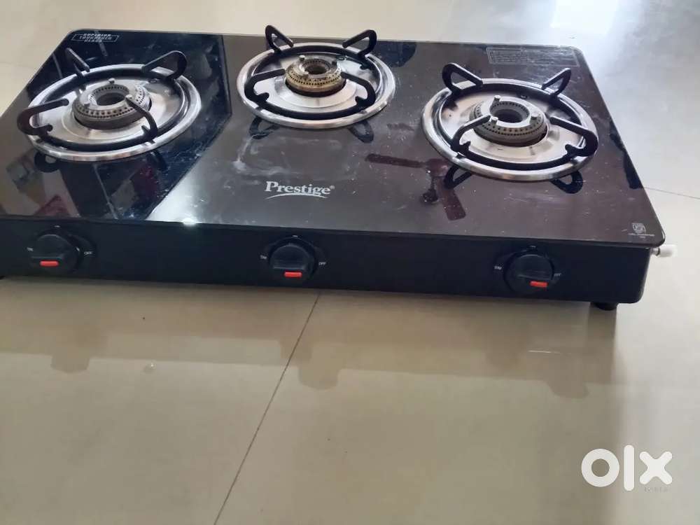3 burner gas stove