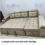Vintage Modern L Shape Sofa Set,