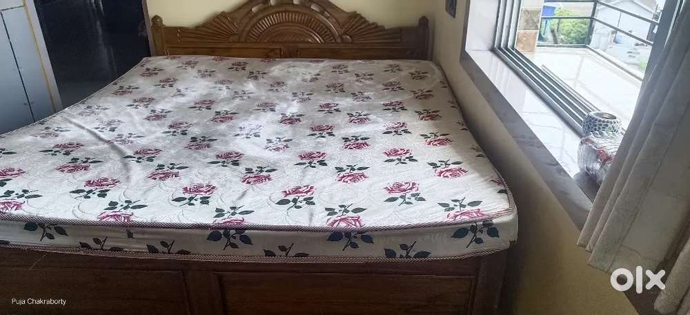 Divan box bed 3 years old with mattress