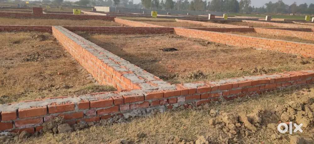 लखनऊ में नगराम रोड खजौली चौराहा के पास bank loan ke sath plots