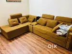7 seater sofa side additional storage side stool and centre table