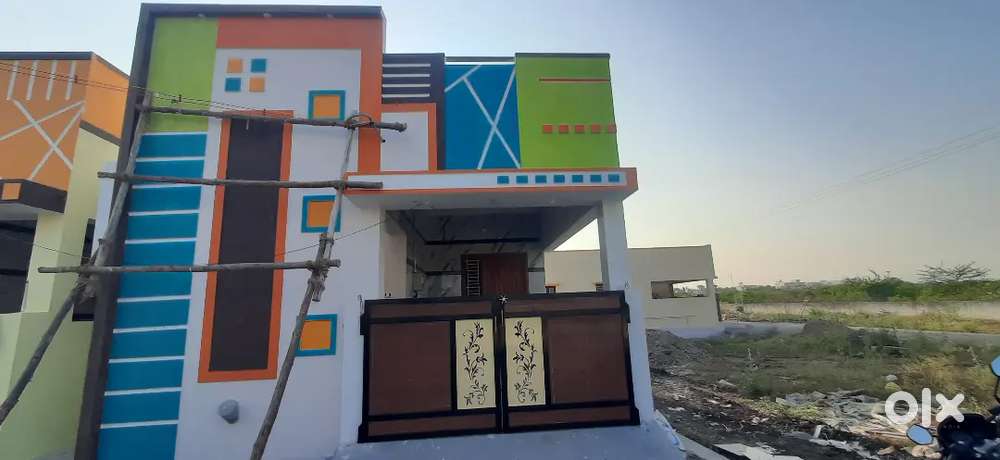 NEW 2BHK HOUSE FOR SALE 50L SARAVANAMPATTI 5KMS EXACTLY