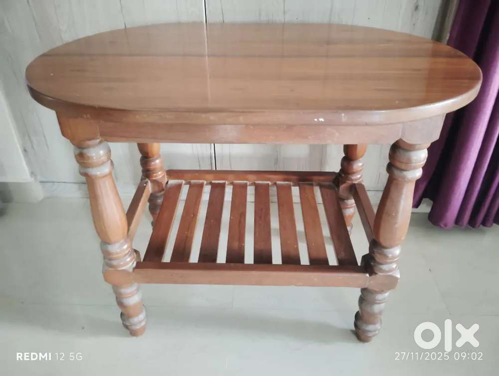Teak wood table