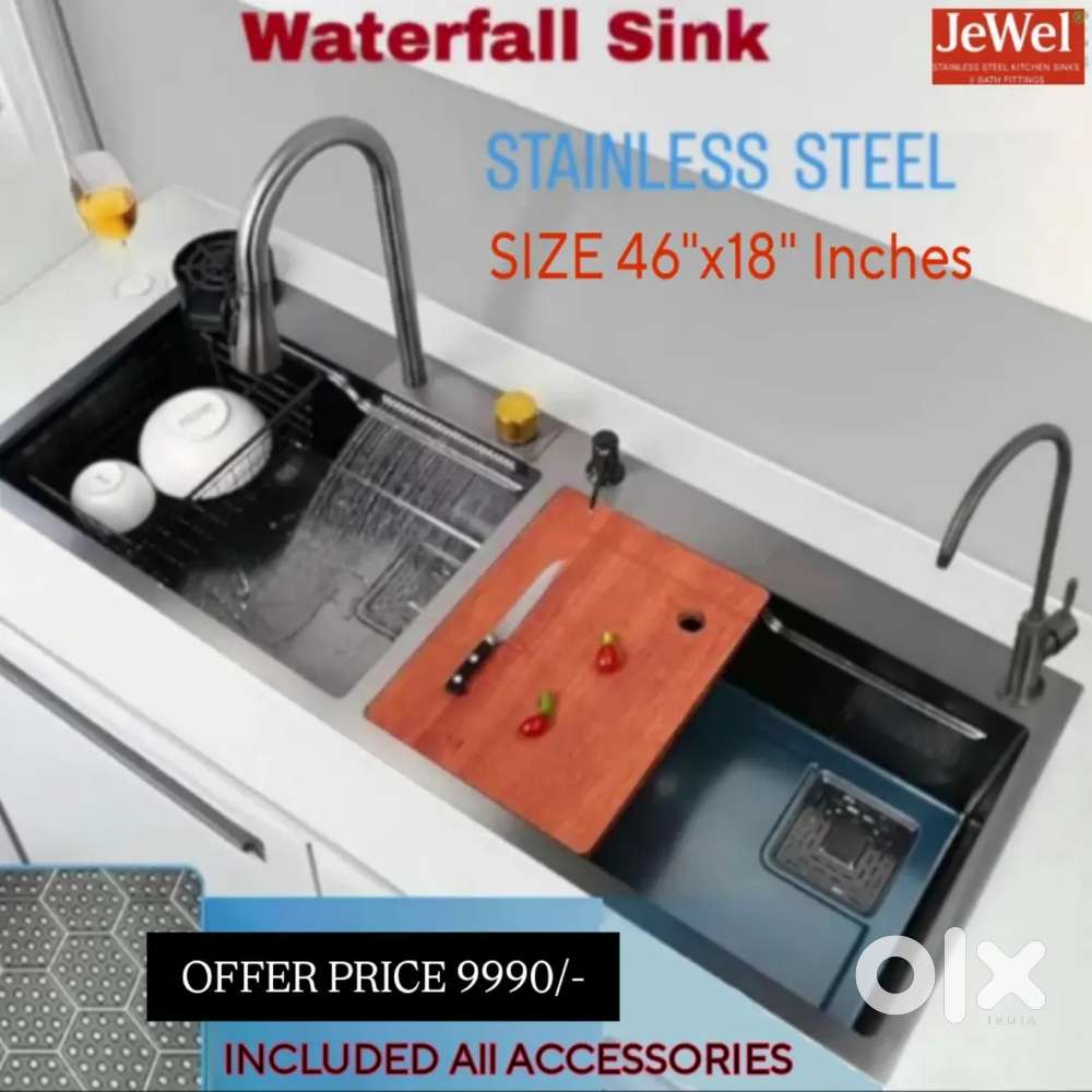 Multi Function Waterfall Kitchen Sink