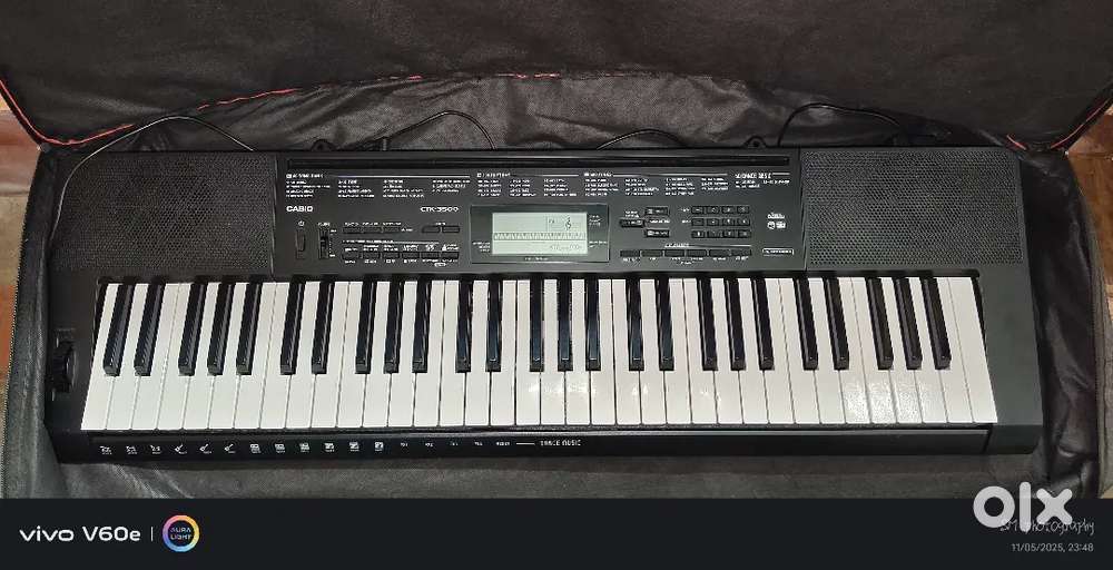 CTK

3500 CASIO + CARRY BAG + Digital Portable

Keyboard (61 Keys)
