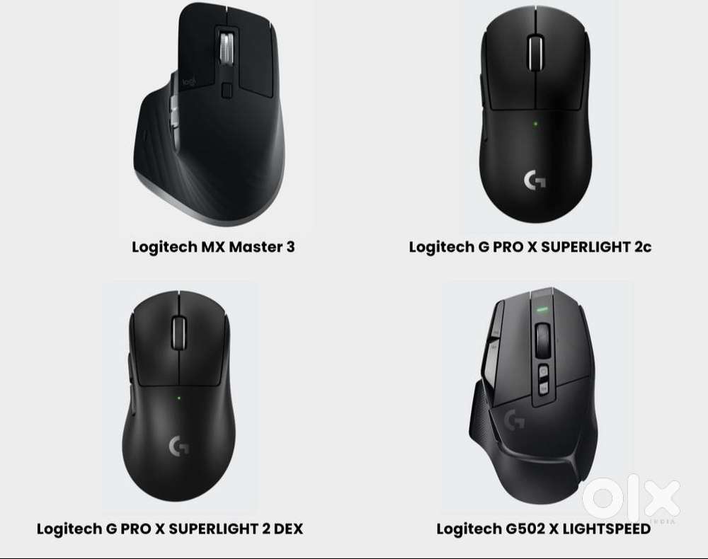 Logitech Gaming Mice, Keyboards & Headsets