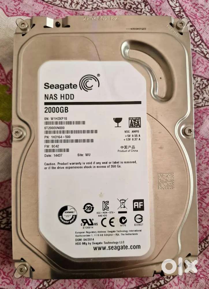 Seagate NAS HDD 2tb