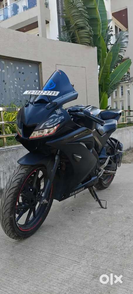 YAMAHA R15 V3 
MODEL 2021
RUN.19000KM
RATE 85000/-
LOCATION.. BILASPUR