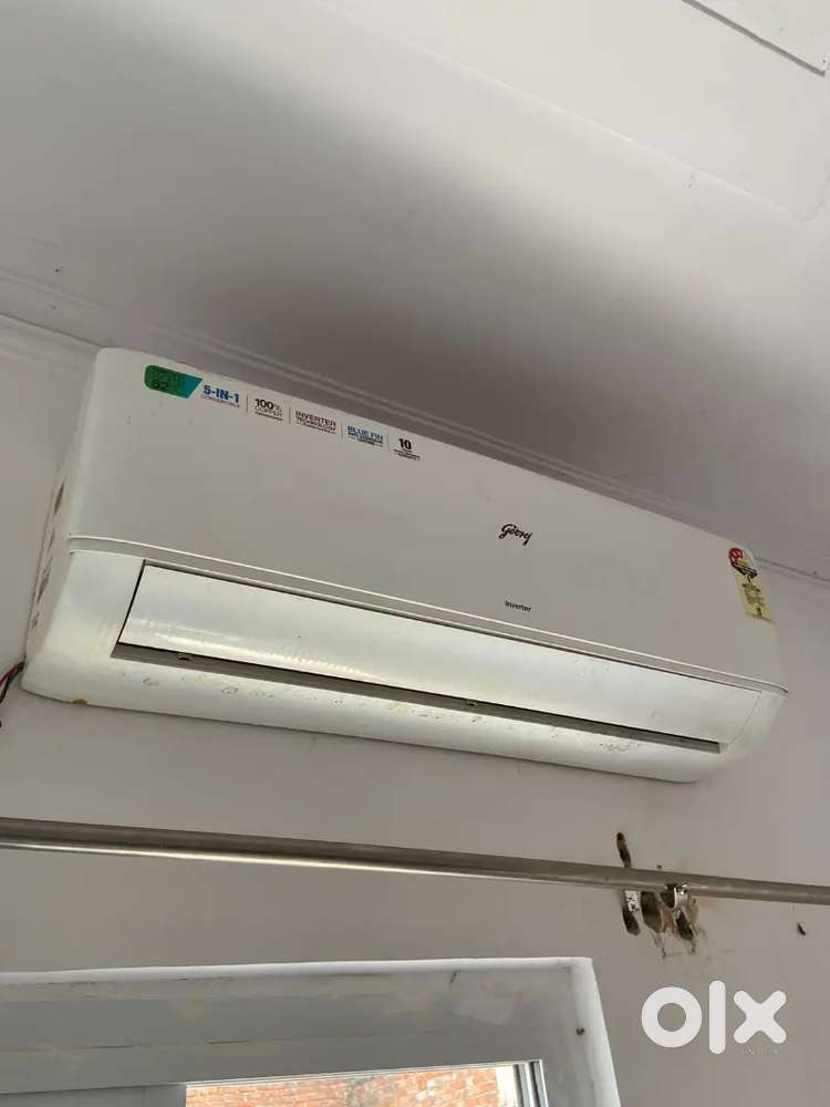 Godrej 2024 Model 1.5 Ton 3-Star Split Inverter AC – White (1 Yr use)