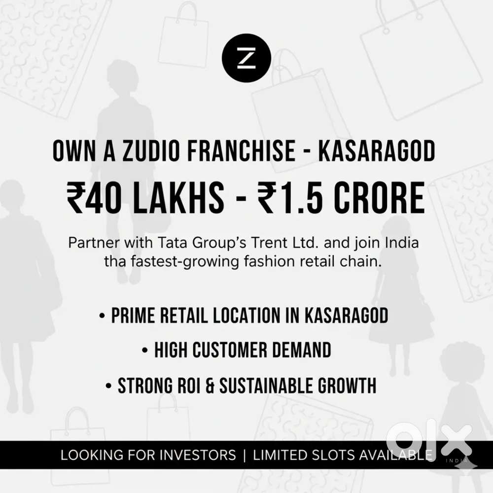 Investment Opportunity – Zudio Franchise in Kasaragod