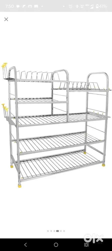 Steel rack for kitchen