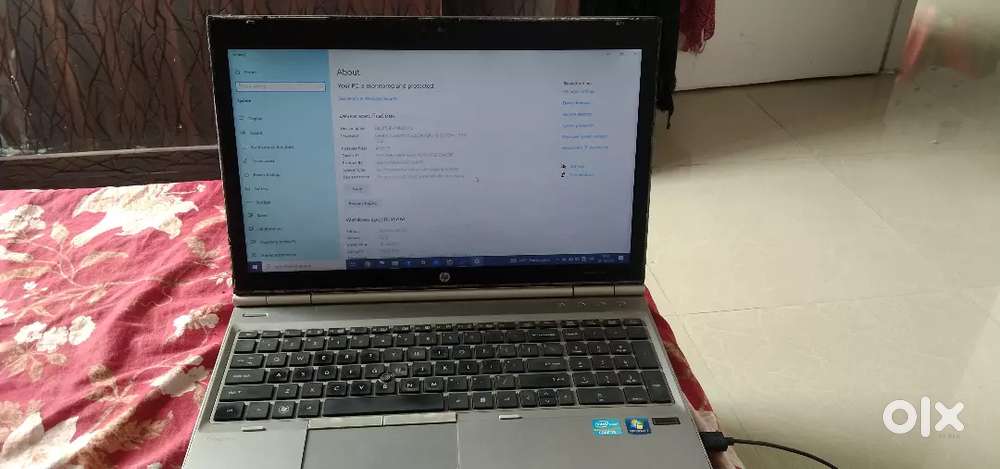 HP intel i5 grey colour very well condition