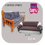 Sofa set , Pu sofa , Cushion Sofa set Wooden sofa set , Sofa # KJER54