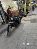 Jawa perak condition I fell riding love it very pawer full bike