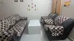 5-Seater Sofa Set with Tea Table + 4x6 Bed with Mattress.
