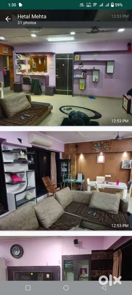 Fully furnished flat