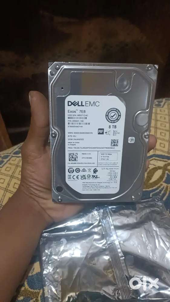 8tb Dell hard disk server