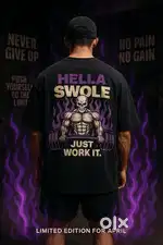 LIFTS JUST WORK IT Terry Oversized T-Shirt - Terry Series