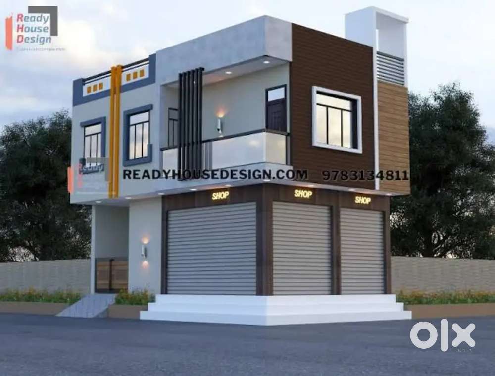 Shops+1bhk for sale rental property