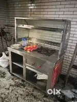 Chinese restaurant cooking counter and roll counter