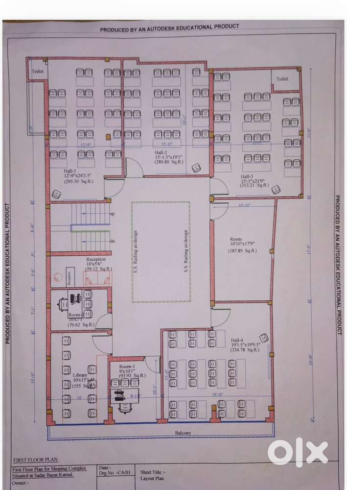 Only First floor commercial shops