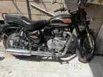Standard Bullet Royal Enfield 350 CC BATALLION BLACK 2024 MODEL PETROL
