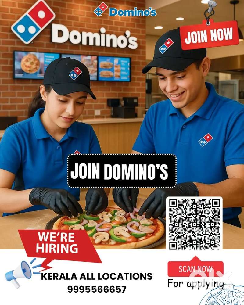 Dominos Pizza Thripunitha Hiring