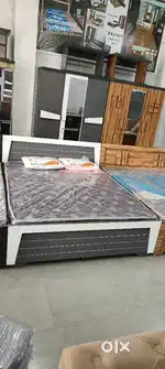 Brand new 6*5 double bed+3 door tijori set vol:78603