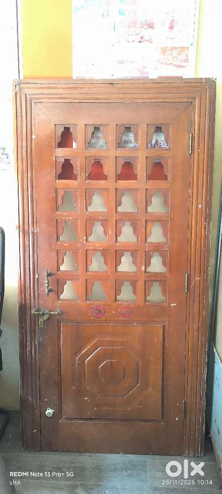 Pooja room door 3.5.feet x 6.9 feet