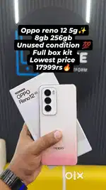 Price drop: oppo reno 12 brand new condition with full box kit