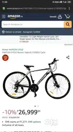 Fantom Runner Hybrid 21-Speed Cycle + Free Accessories - Just ₹14,500