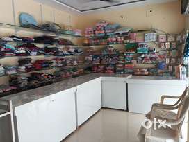 Shop front glass furniture and counters