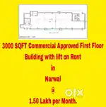 3000  SQFT First Floor Space Available on Rent in Narwal