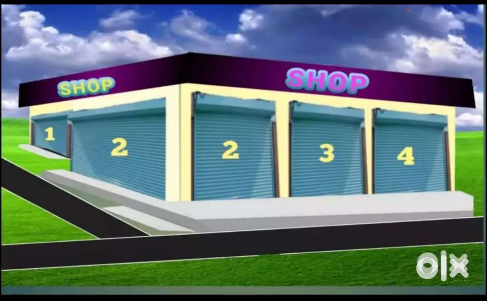 4 Commercial Shops available for Sale/Lease at Shegaon Dist-Buldhana