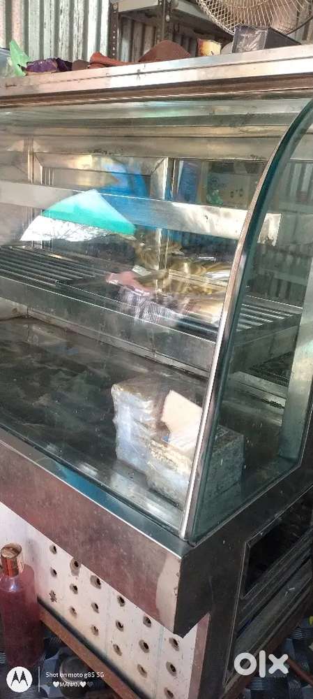 Bakery counter air conditioning for sweets and cack